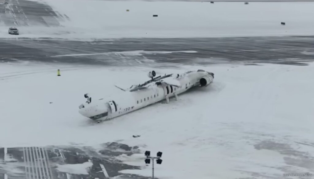 A Delta Air Lines Bombardier CRJ-900 regional jet, operating as Flight 4819, crashed upon landing at Toronto Pearson International Airport on February 17, 2025. The aircraft, arriving from Minneapolis-St. Paul, flipped upside down after its right main landing gear collapsed, leading to detachment of the right wing and a post-crash fire. Weather conditions included high winds and blowing snow, with gusts up to 35 knots. Emergency responders evacuated all 80 people on board, with 18 injured, including three in critical condition. The Transportation Safety Board of Canada (TSB) and the U.S. National Transportation Safety Board (NTSB) are investigating structural integrity, landing gear failure, and potential pilot response factors. Airport operations were disrupted, with two runways closed for the investigation. Delta and Endeavor Air are conducting internal safety reviews. The final report on the cause of the accident is expected within several months.